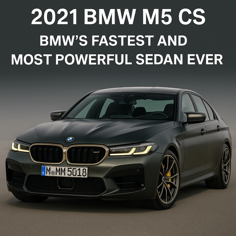 2021 BMW M5 CS: The Ultimate Performance Sedan