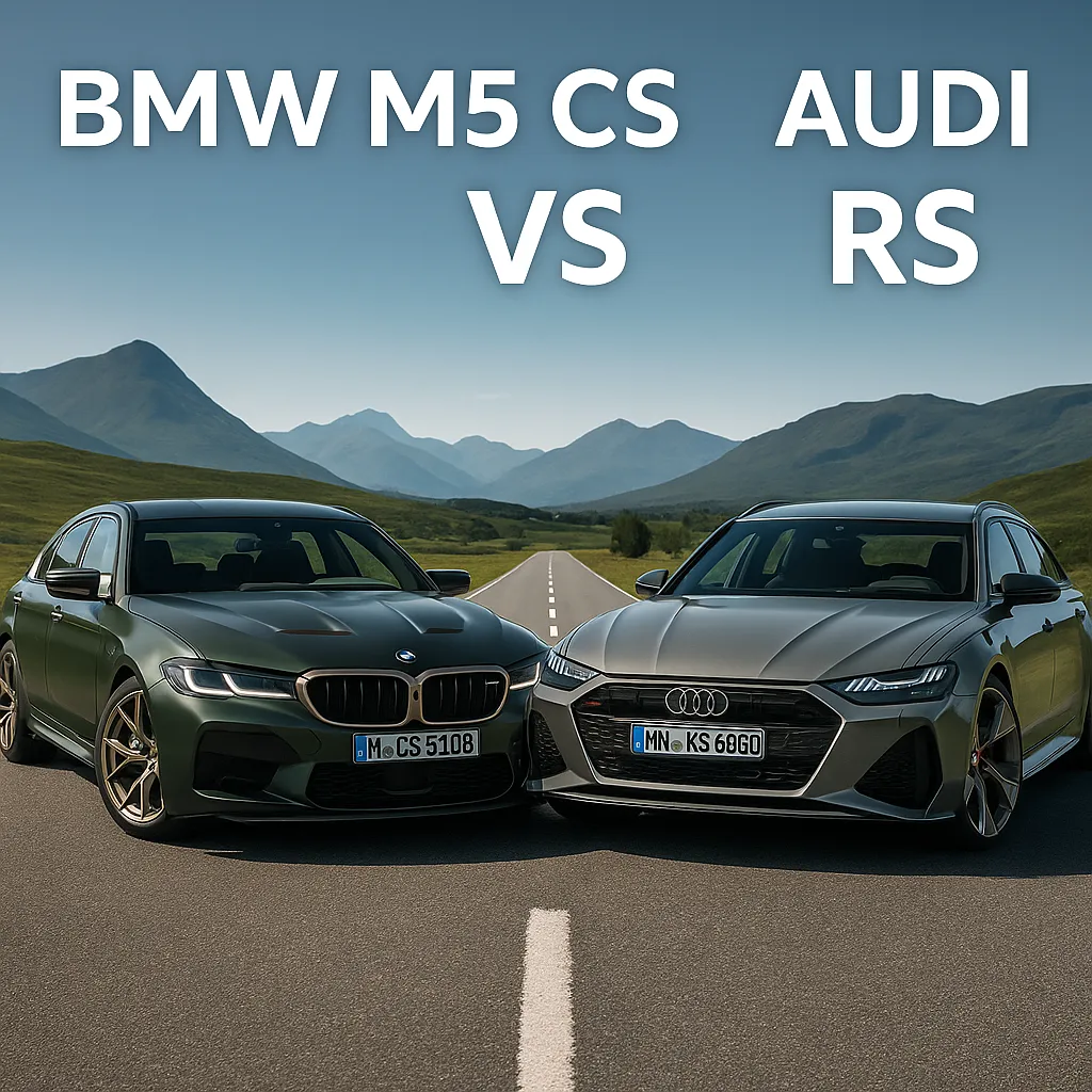 BMW M5 CS vs Audi RS7 Sportback super sedans