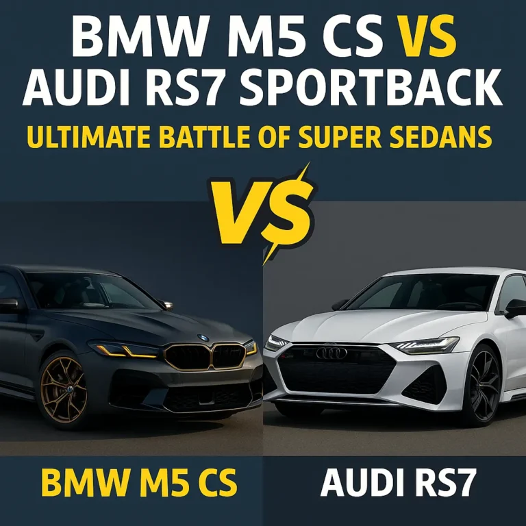 BMW M5 CS vs Audi RS7 Sportback: Ultimate Battle of Super Sedans