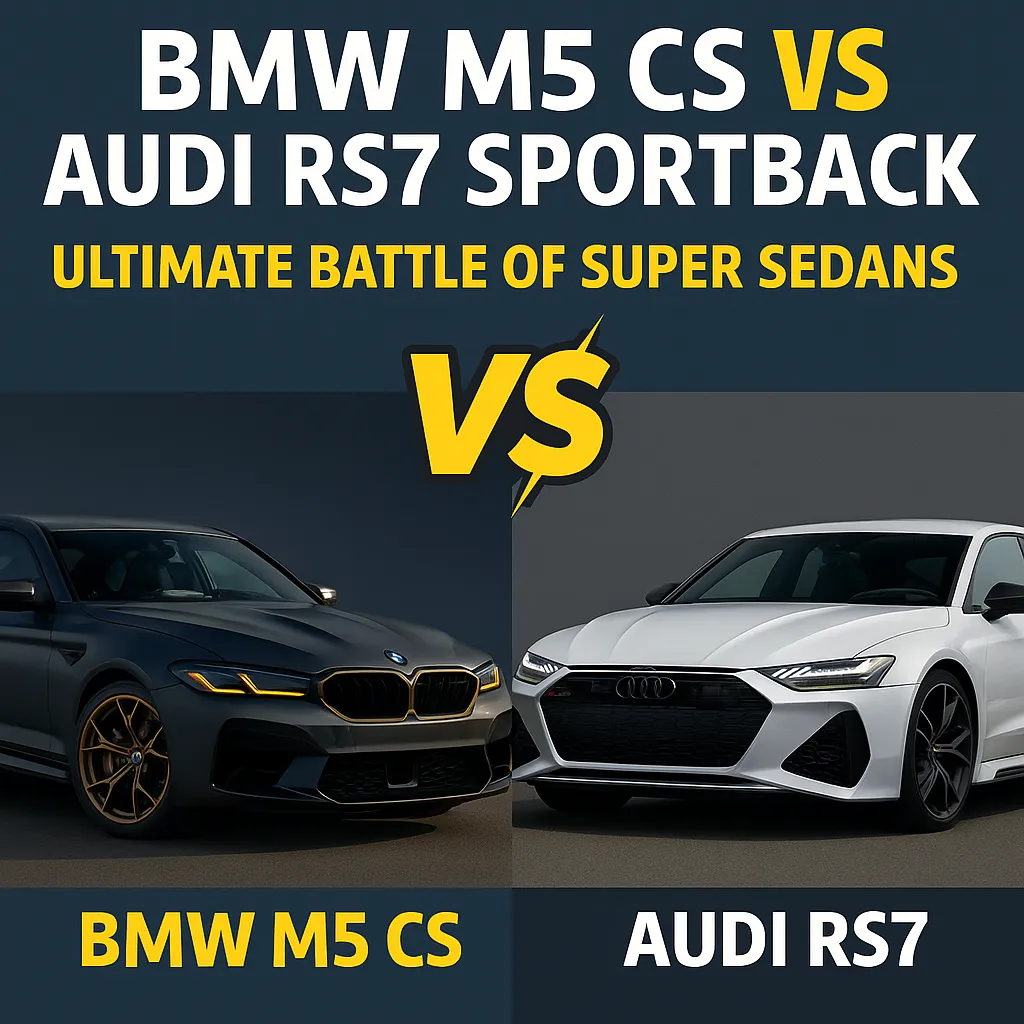 BMW M5 CS vs Audi RS7 Sportback: Ultimate Battle of Super Sedans