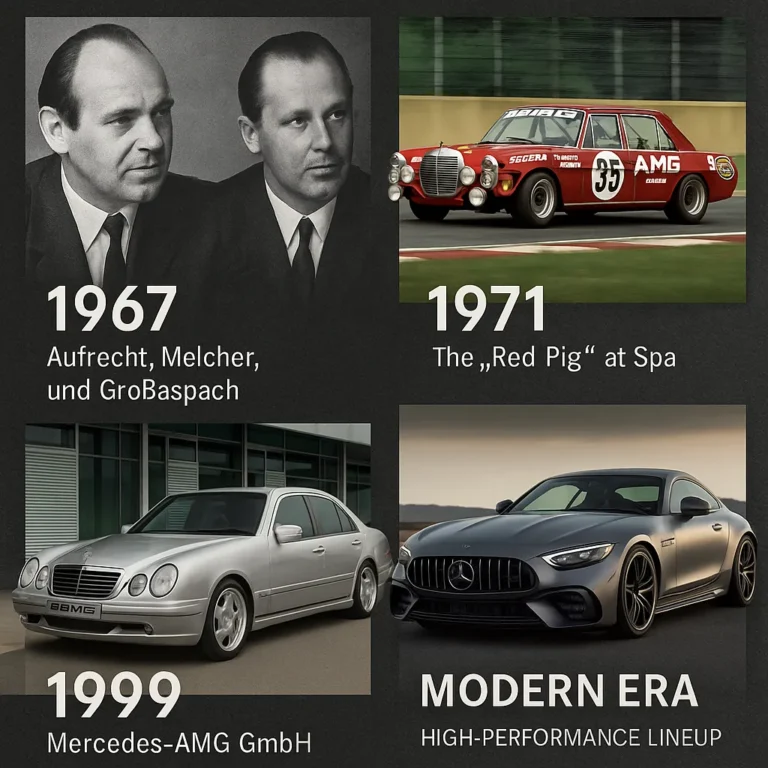 The History of AMG – From Racing Rebels to Mercedes Icons