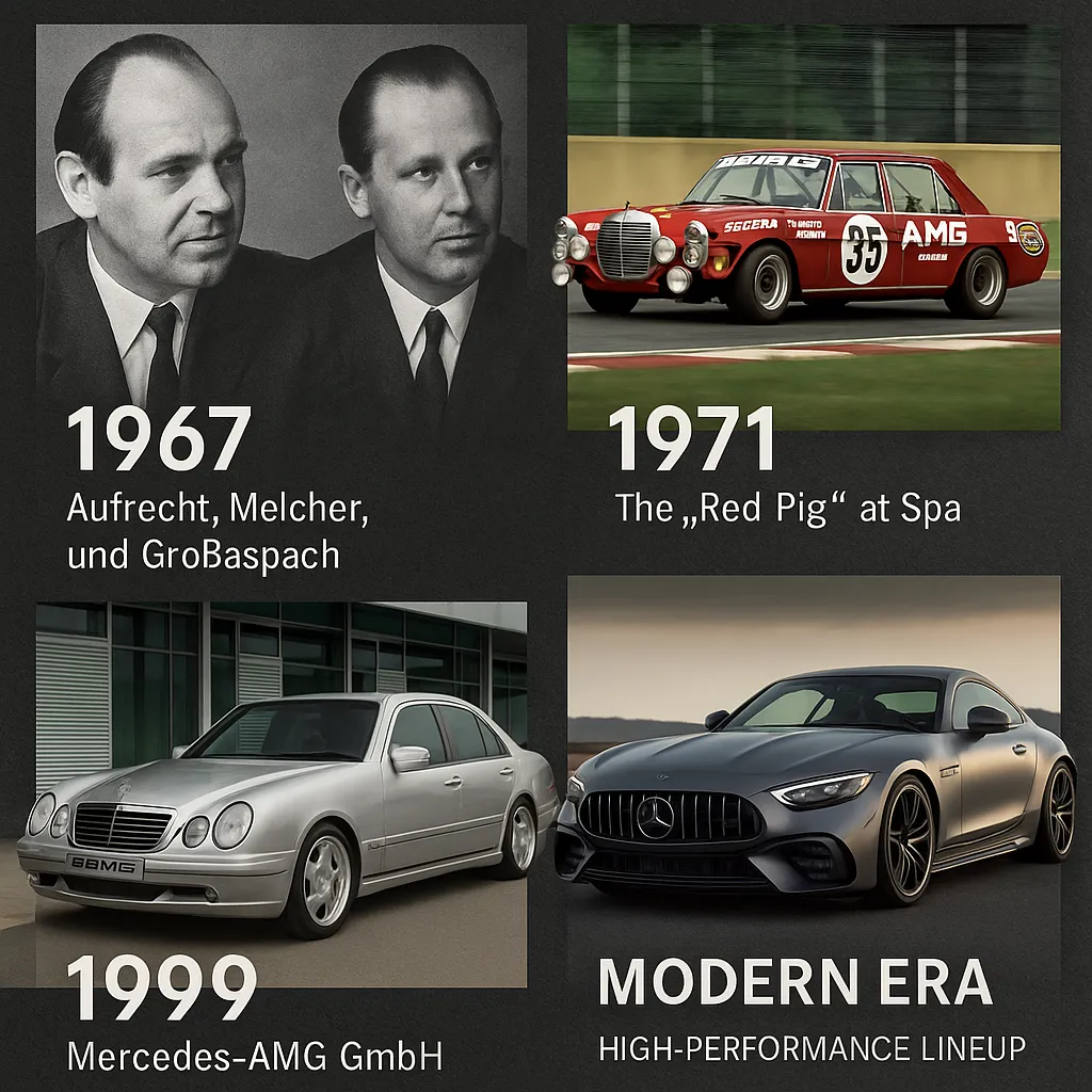The History of AMG – From Racing Rebels to Mercedes Icons