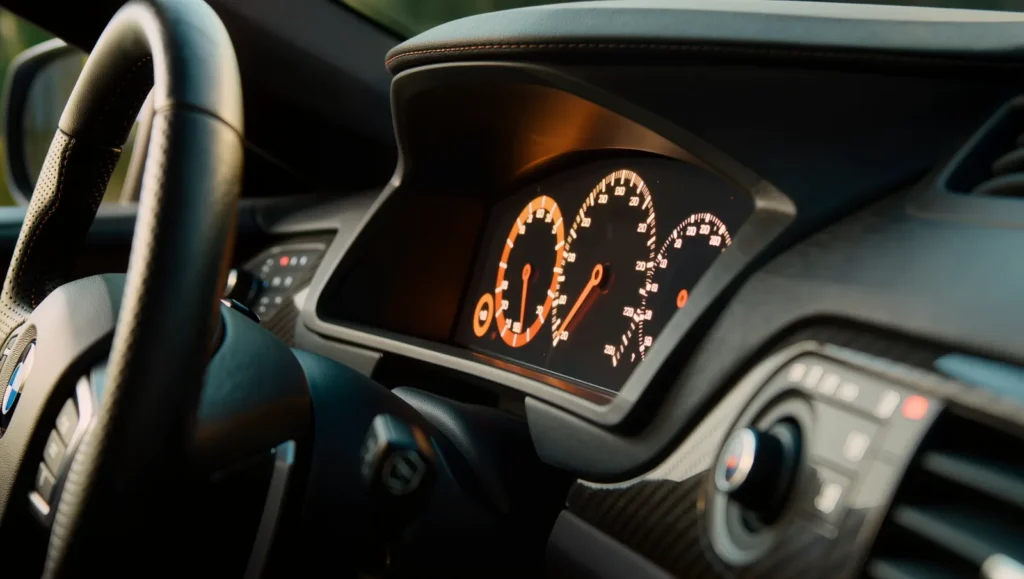 BMW F10 535d instrument cluster and trip computer
